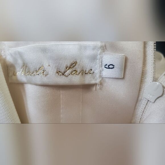 Madi Lane Elegant Lace Strapless Ball Gown Wedding Dress – Ivory Tulle - Picture 9 of 16